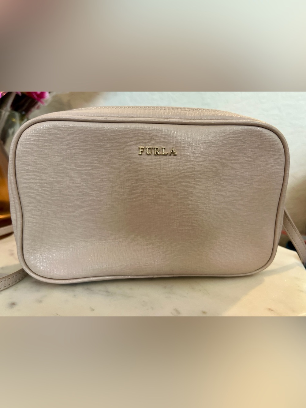 Furla Lilli Double Zip Crossbody Camera Bag